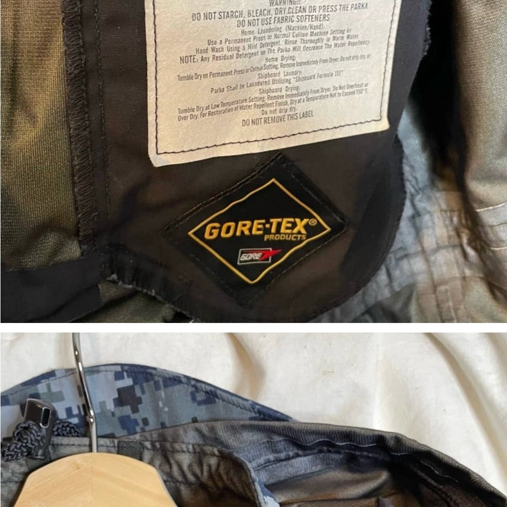 Us Navy Extra Small Regular Wind Snow Gortex Jack… - image 2